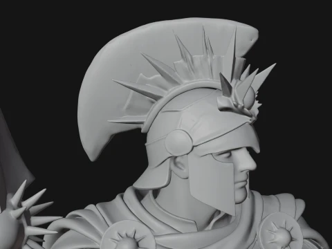 ROME - Armored Champion Design 4 - 3D Print Model 3D Print Model