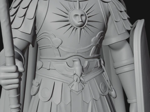 ROME - Armored Champion Design 4 - 3D Print Model 3D Print Model