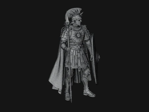 ROME - Armored Champion Design 4 - 3D Print Model 3D Print Model