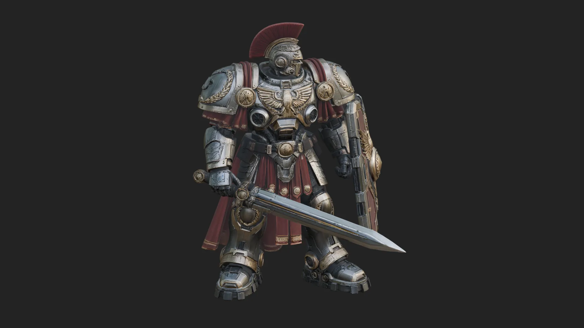 ROME - Power Armor Champion Design 1 - 3D Print Model 3D Print Model .c4d .max .obj .3ds .fbx .stl .blend
