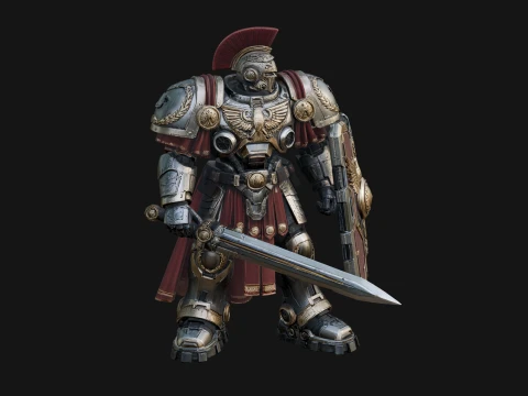 ROME - Power Armor Champion Design 1 - 3D Print Model 3D Print Model
