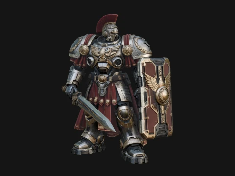 ROME - Power Armor Champion Design 1 - 3D Print Model 3D Print Model