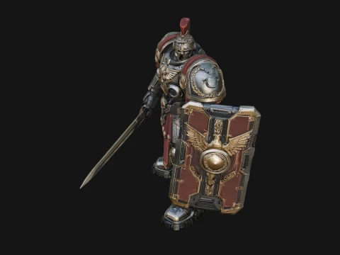ROME - Power Armor Champion Design 1 - 3D Print Model 3D Print Model