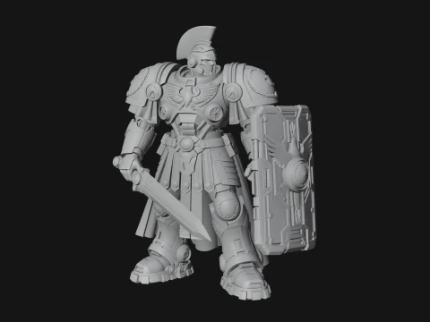 ROME - Power Armor Champion Design 1 - 3D Print Model 3D Print Model
