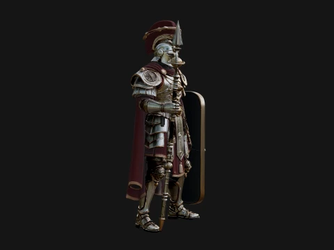 ROME - Armored Champion Design 5 - 3D Print Model 3D Print Model