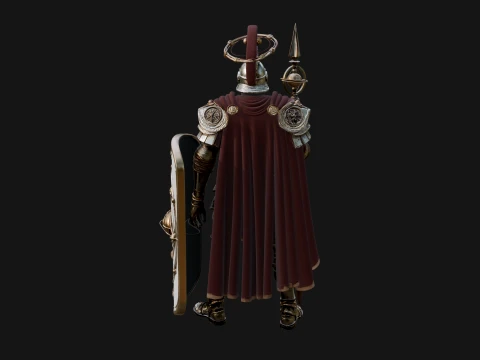 ROME - Armored Champion Design 5 - 3D Print Model 3D Print Model