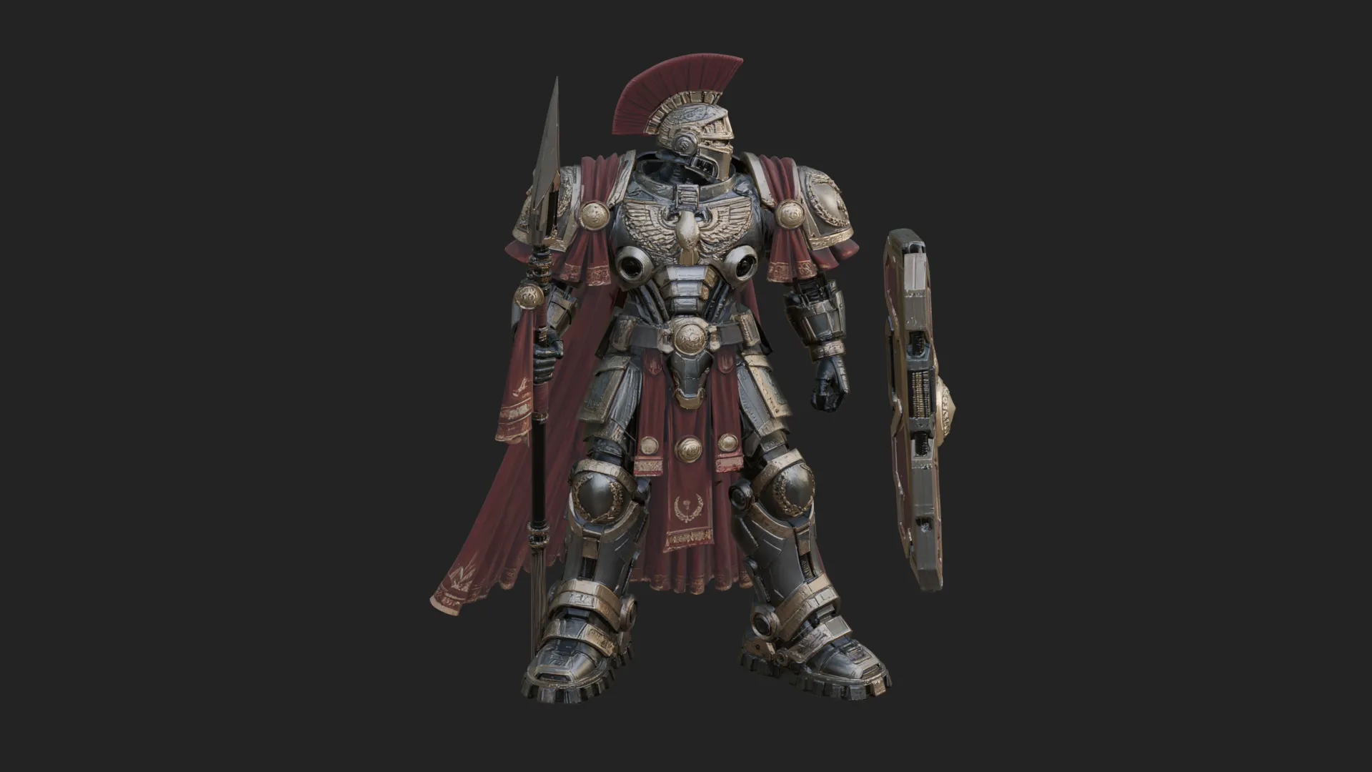 ROME - Power Armor Champion Design 2 - 3D Print Model 3D Print Model .c4d .max .obj .3ds .fbx .stl .blend