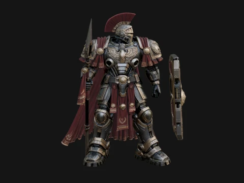 ROME - Power Armor Champion Design 2 - 3D Print Model 3D Print Model