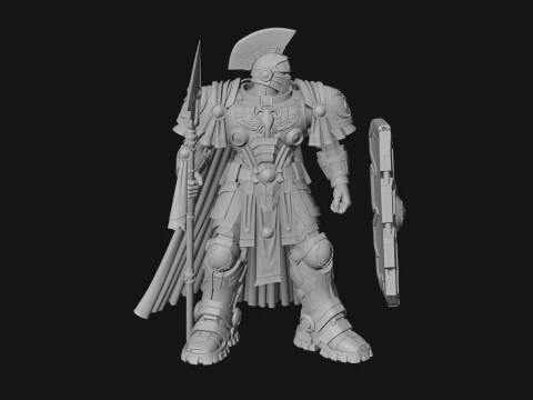 ROME - Power Armor Champion Design 2 - 3D Print Model 3D Print Model