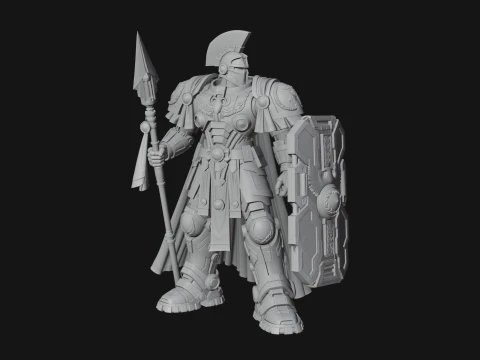 ROME - Power Armor Champion Design 2 - 3D Print Model 3D Print Model