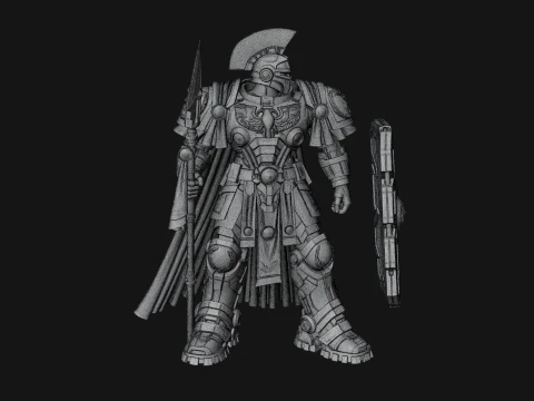 ROME - Power Armor Champion Design 2 - 3D Print Model 3D Print Model