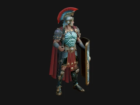 ROME - Armored Champion Design 6 - 3D Print Model 3D Print Model