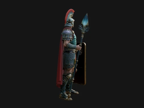 ROME - Armored Champion Design 6 - 3D Print Model 3D Print Model