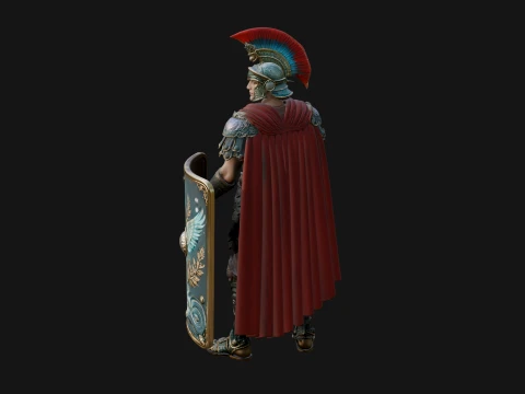 ROME - Armored Champion Design 6 - 3D Print Model 3D Print Model