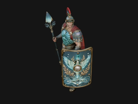 ROME - Armored Champion Design 6 - 3D Print Model 3D Print Model