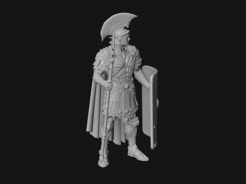ROME - Armored Champion Design 6 - 3D Print Model 3D Print Model