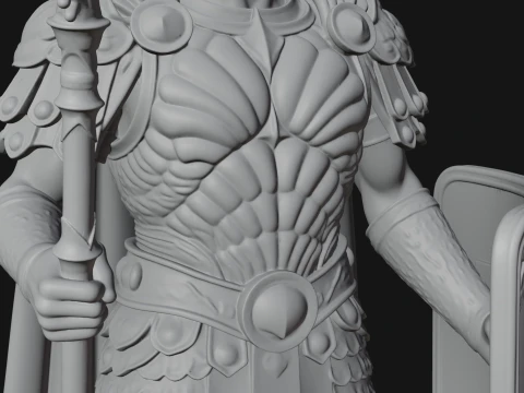 ROME - Armored Champion Design 6 - 3D Print Model 3D Print Model