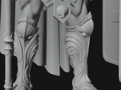 ROME - Armored Champion Design 6 - 3D Print Model 3D Print Model