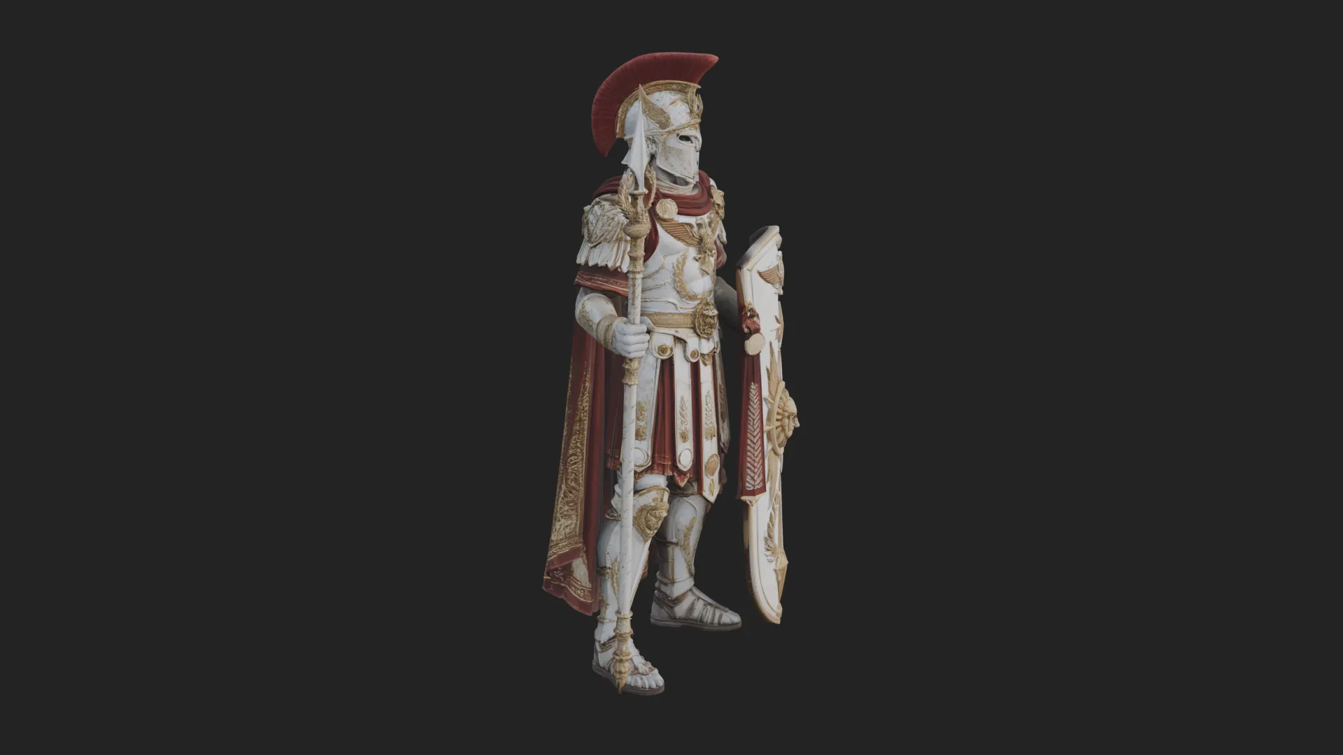 ROME - Armored Champion Design 7 - 3D Print Model 3D Print Model .c4d .max .obj .3ds .fbx .stl .blend 