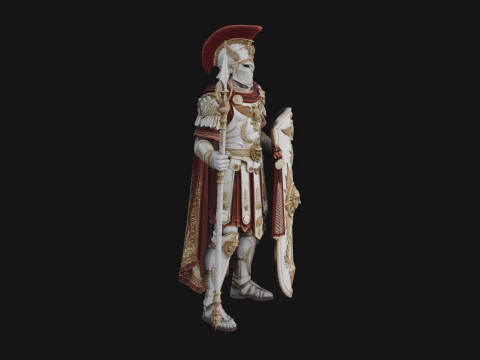 ROME - Armored Champion Design 7 - 3D Print Model 3Dプリントモデル