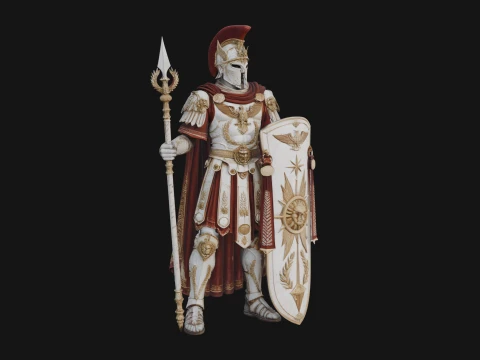 ROME - Armored Champion Design 7 - 3D Print Model 3D Print Model