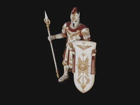 ROME - Armored Champion Design 7 - 3D Print Model 3D Print Model