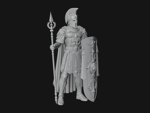 ROME - Armored Champion Design 7 - 3D Print Model 3D Print Model