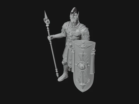 ROME - Armored Champion Design 7 - 3D Print Model 3D Print Model