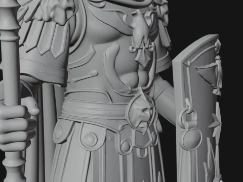 ROME - Armored Champion Design 7 - 3D Print Model 3D Print Model