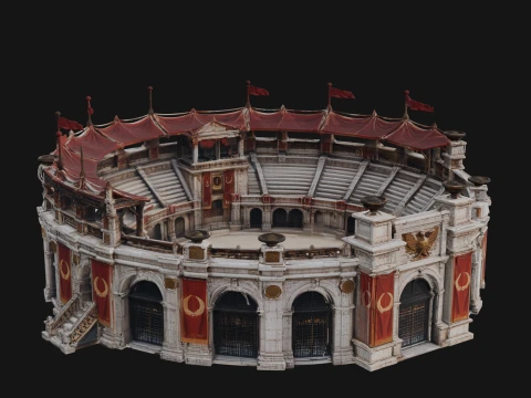 ROME - Colosseum Design 1 - 3D Print Model 3D Print Model