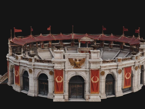 ROME - Colosseum Design 1 - 3D Print Model 3D Print Model