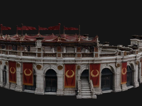 ROME - Colosseum Design 1 - 3D Print Model 3D Print Model