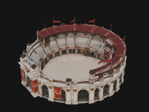 ROME - Colosseum Design 1 - 3D Print Model 3D Print Model