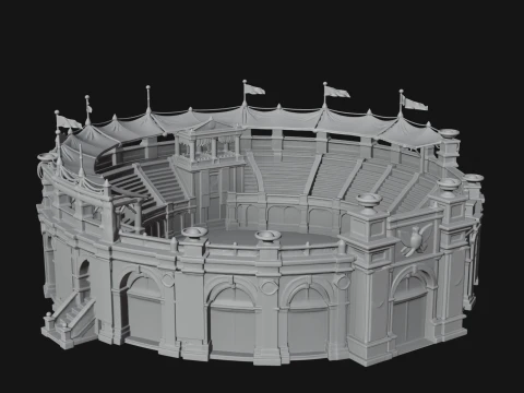ROME - Colosseum Design 1 - 3D Print Model 3D Print Model