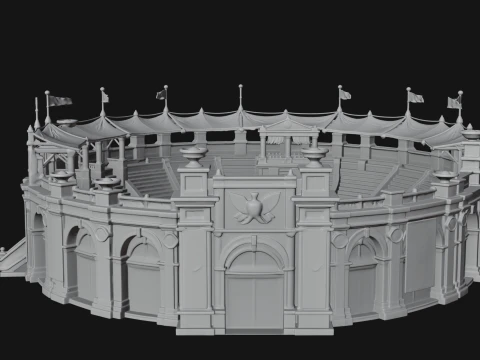 ROME - Colosseum Design 1 - 3D Print Model 3D Print Model