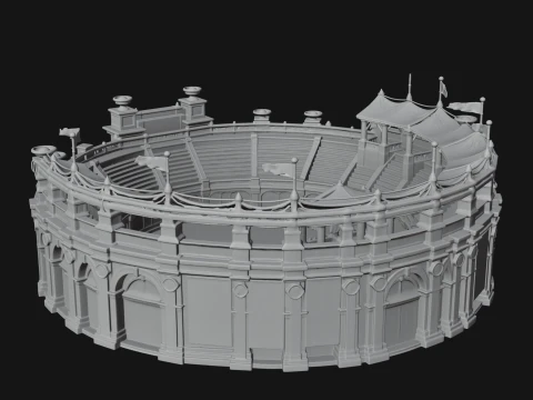ROME - Colosseum Design 1 - 3D Print Model 3D Print Model