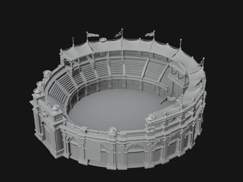 ROME - Colosseum Design 1 - 3D Print Model 3D Print Model