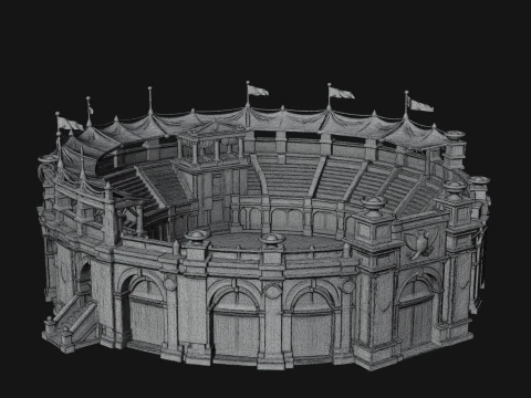 ROME - Colosseum Design 1 - 3D Print Model 3D Print Model