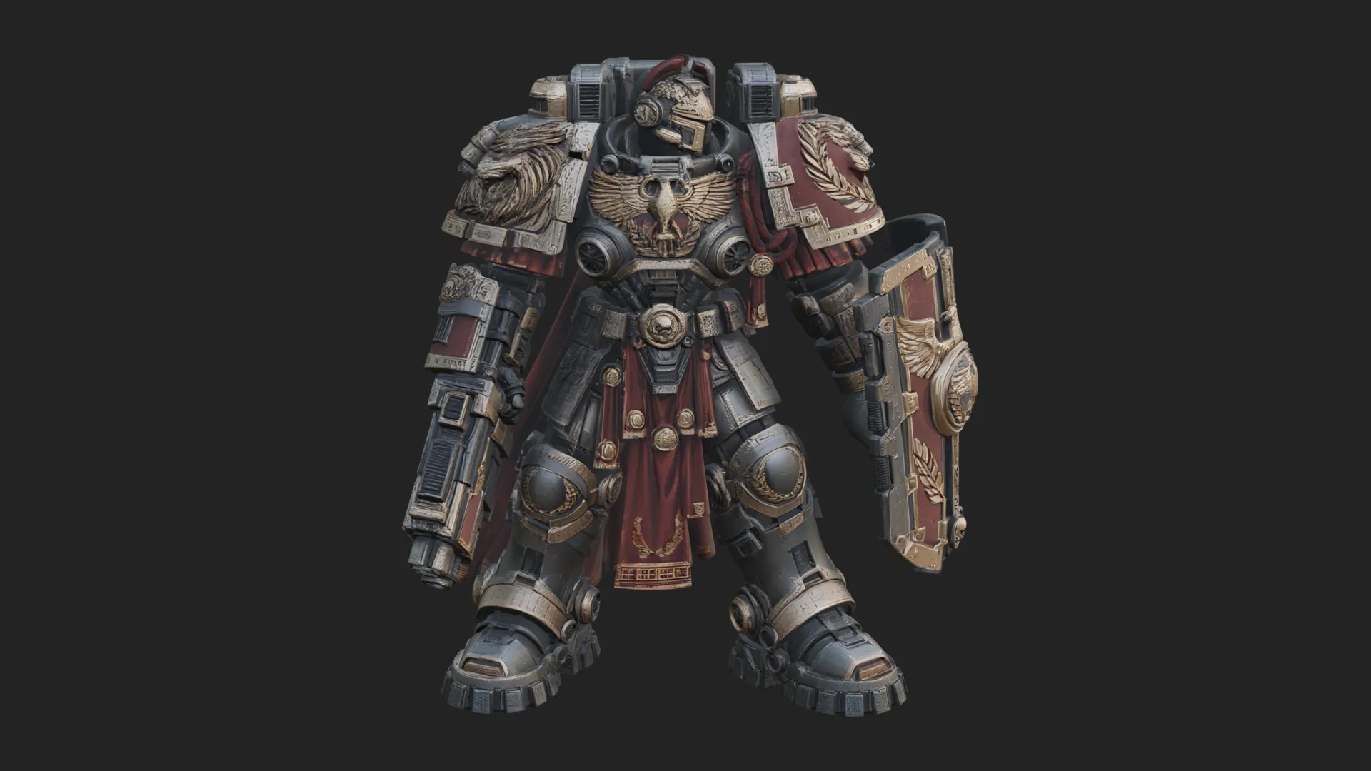 ROME - Power Armor Champion Design 3 - 3D Print Model 3D Print Model .c4d .max .obj .3ds .fbx .stl .blend