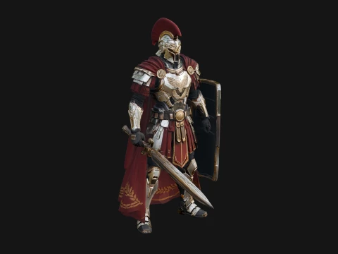ROME - Armored Champion Design 8 - 3D Print Model 3D Print Model