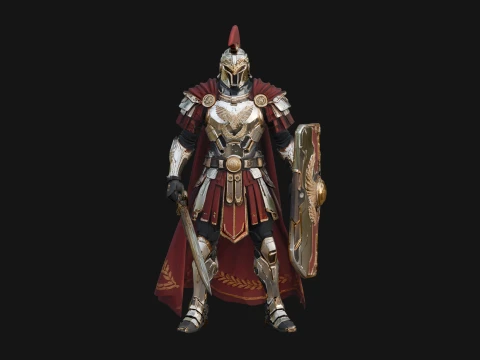 ROME - Armored Champion Design 8 - 3D Print Model 3D Print Model