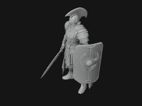ROME - Armored Champion Design 8 - 3D Print Model 3D Print Model