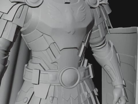 ROME - Armored Champion Design 8 - 3D Print Model 3D Print Model