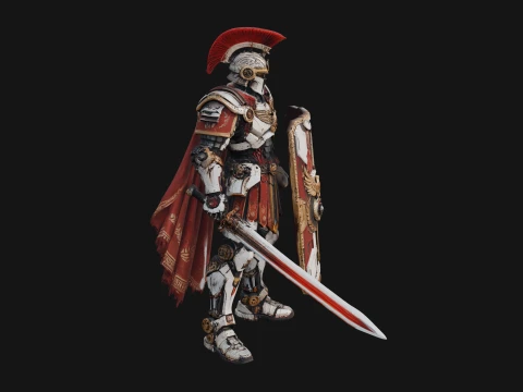 ROME - Armored Champion Design 9 - 3D Print Model 3D Print Model