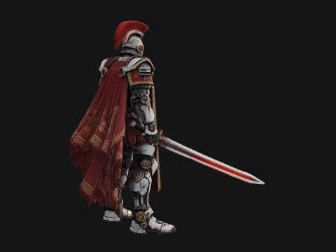 ROME - Armored Champion Design 9 - 3D Print Model 3D Print Model