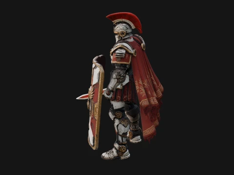 ROME - Armored Champion Design 9 - 3D Print Model 3D Print Model