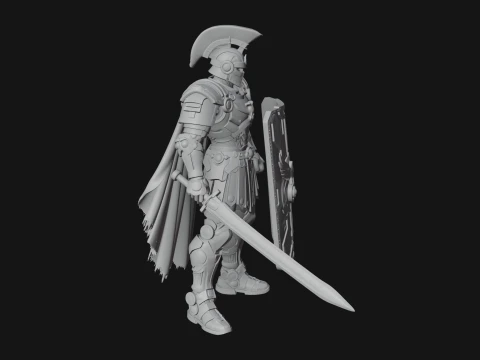 ROME - Armored Champion Design 9 - 3D Print Model 3D Print Model