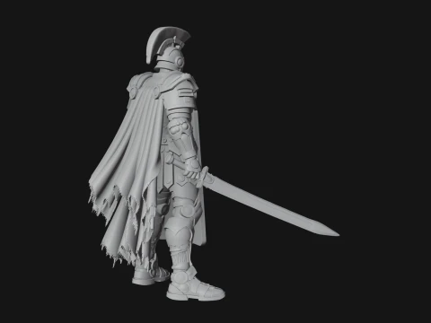 ROME - Armored Champion Design 9 - 3D Print Model 3D Print Model