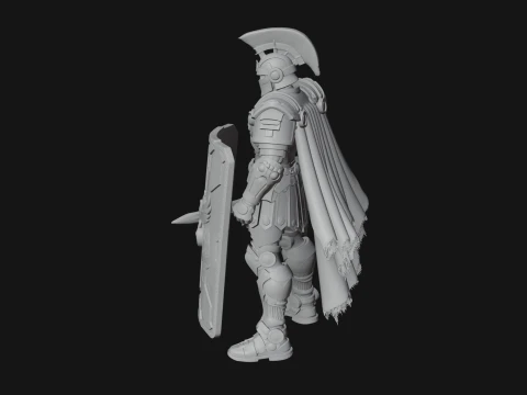 ROME - Armored Champion Design 9 - 3D Print Model 3D Print Model