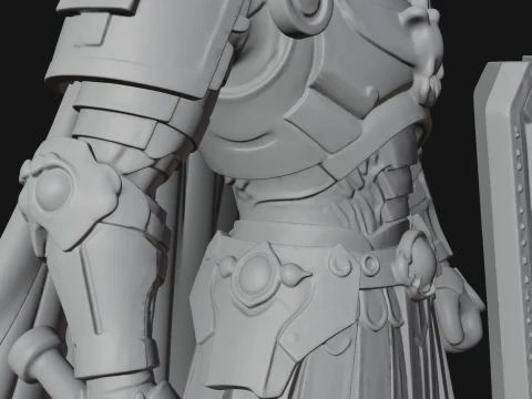 ROME - Armored Champion Design 9 - 3D Print Model 3D Print Model